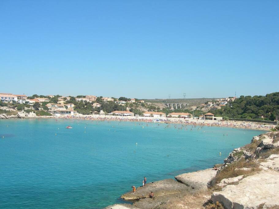 Reve De Vacances Studio Proche De La Plage Martigues Esterno foto